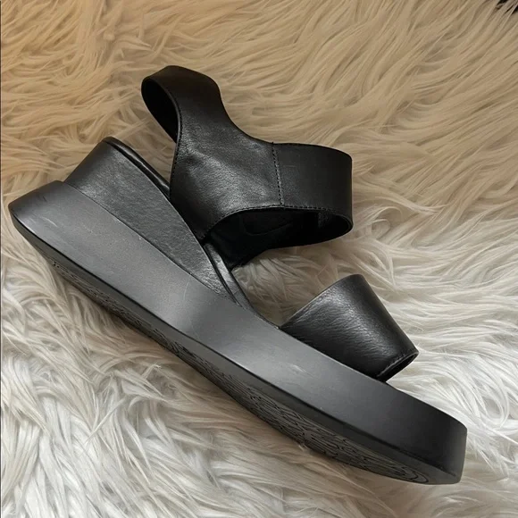 Lonza Cample Black Platform Sandals Size EU42